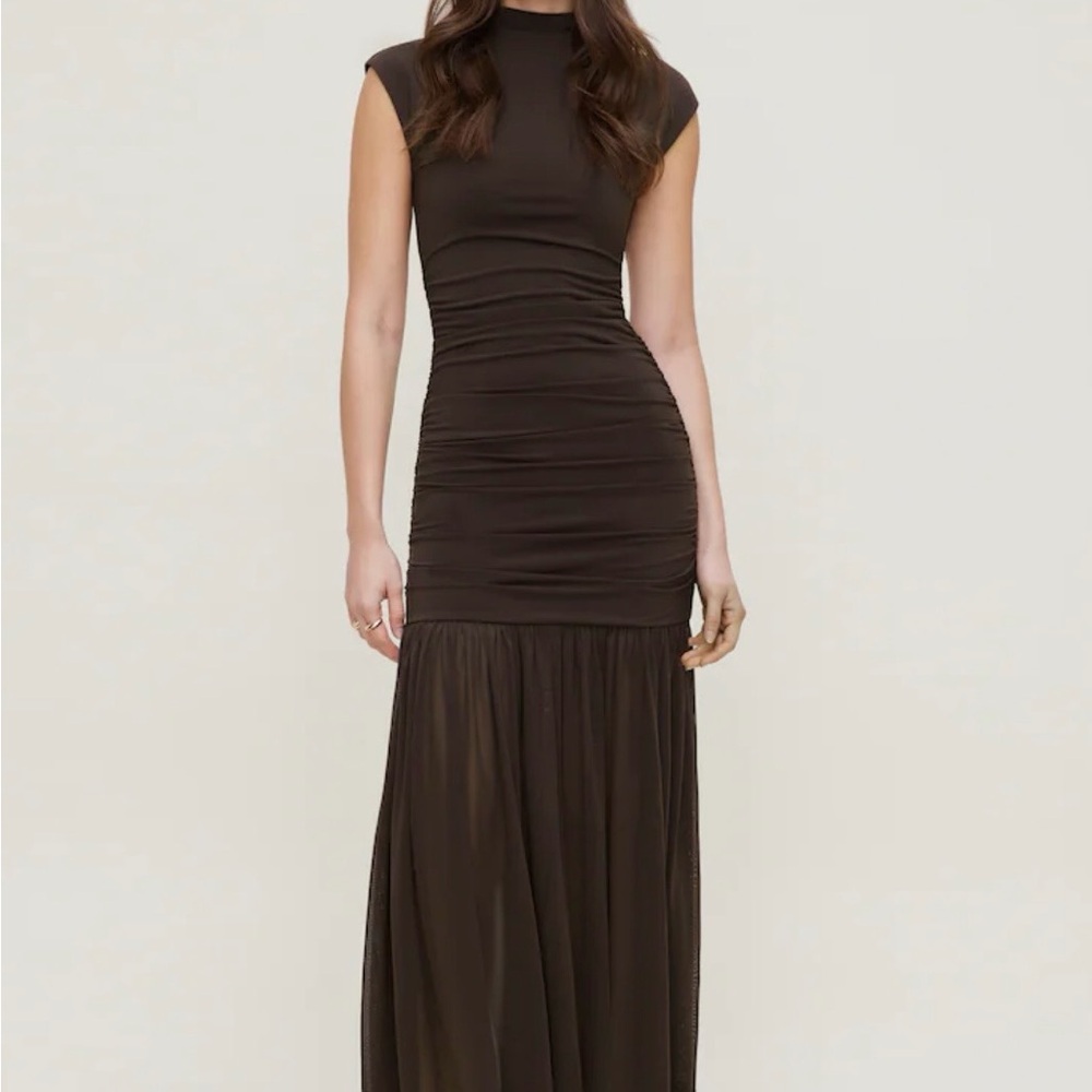 Dynamite Brown Maxi Dress